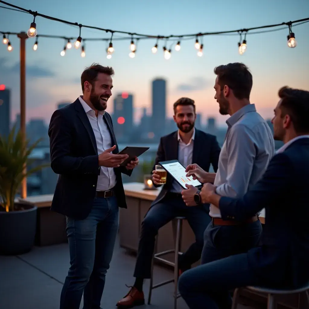 Modern office workspace